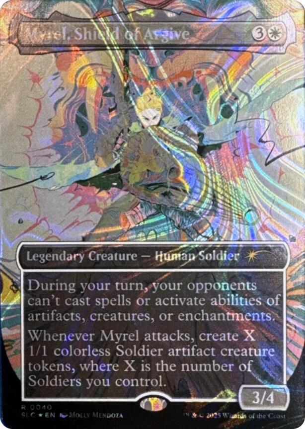 Myrel, Shield of Argive (Halo Foil) | Secret Lair Countdown Kit #40
