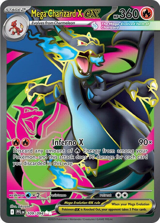 Mega Charizard X ex - 109/094 | ME02: Phantasmal Flames #109/094