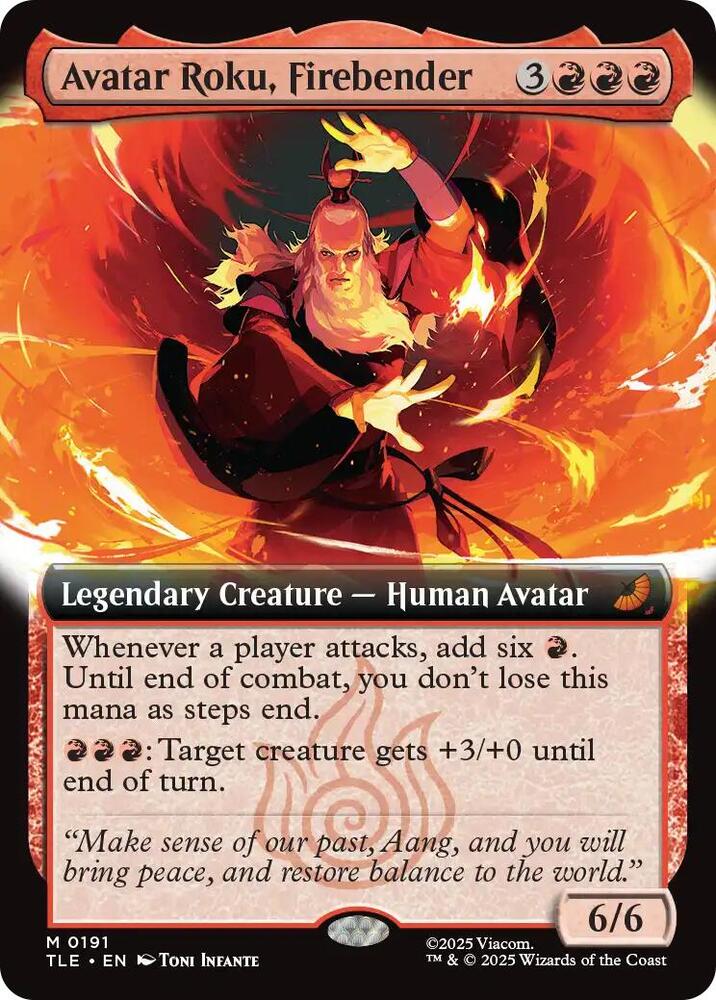 Avatar Roku, Firebender (Extended Art) | Avatar: The Last Airbender: Eternal-Legal #191