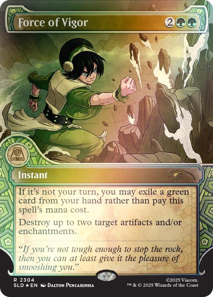 Force of Vigor (Rainbow Foil) | Secret Lair Drop Series #2304