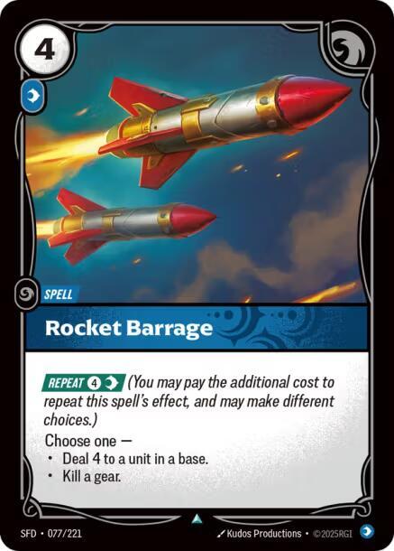 Rocket Barrage | Spiritforged #077/221