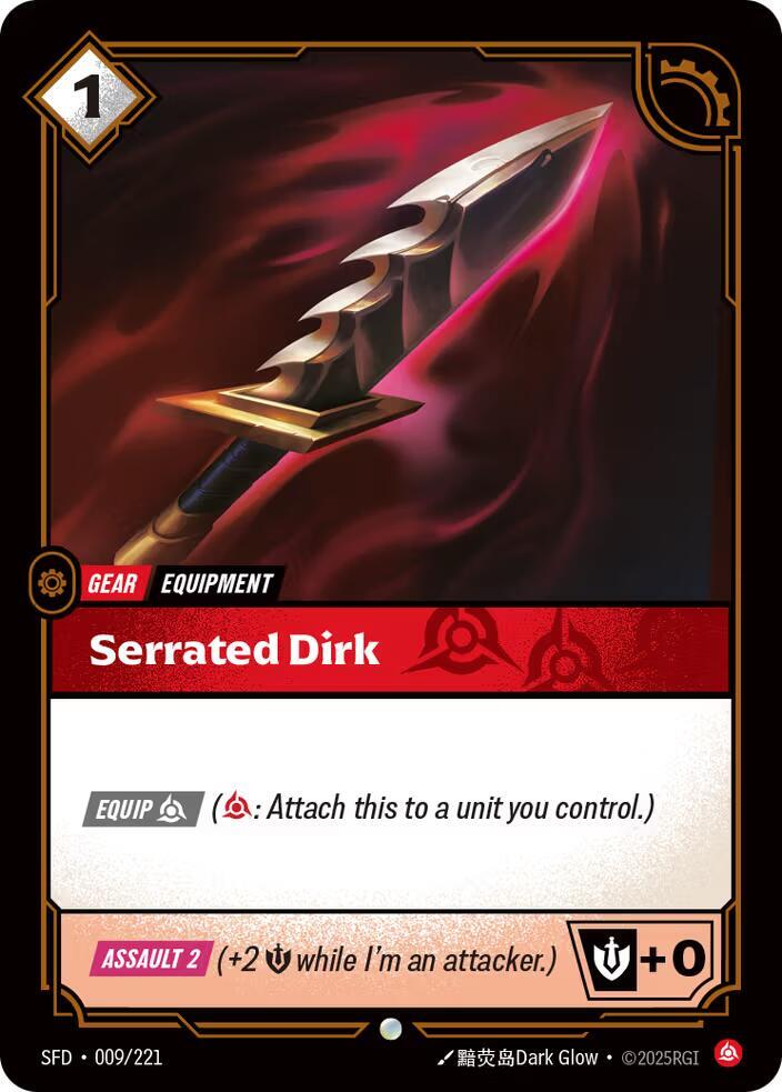 Serrated Dirk | Spiritforged #009/221