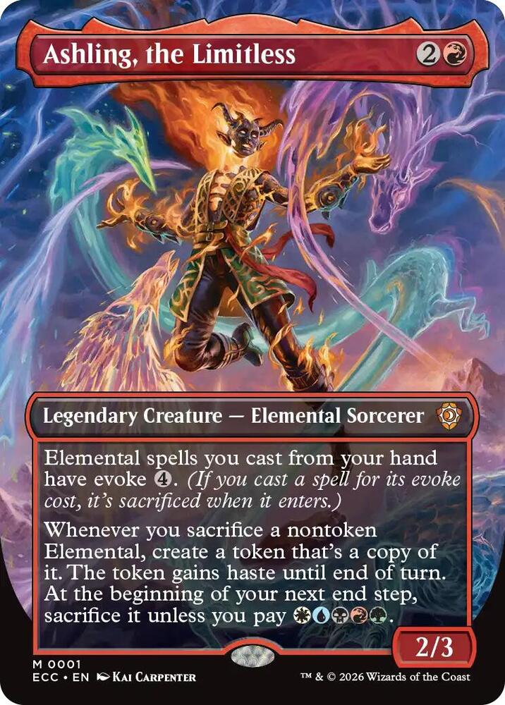 Ashling, the Limitless (Borderless) | Commander: Lorwyn Eclipsed #1