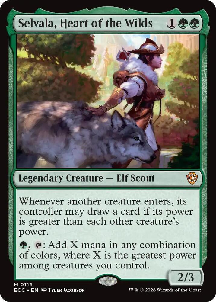 Selvala, Heart of the Wilds | Commander: Lorwyn Eclipsed #116