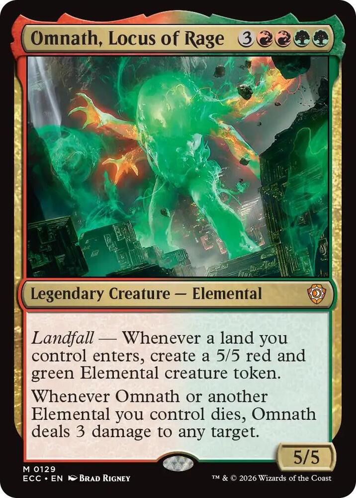 Omnath, Locus of Rage | Commander: Lorwyn Eclipsed #129
