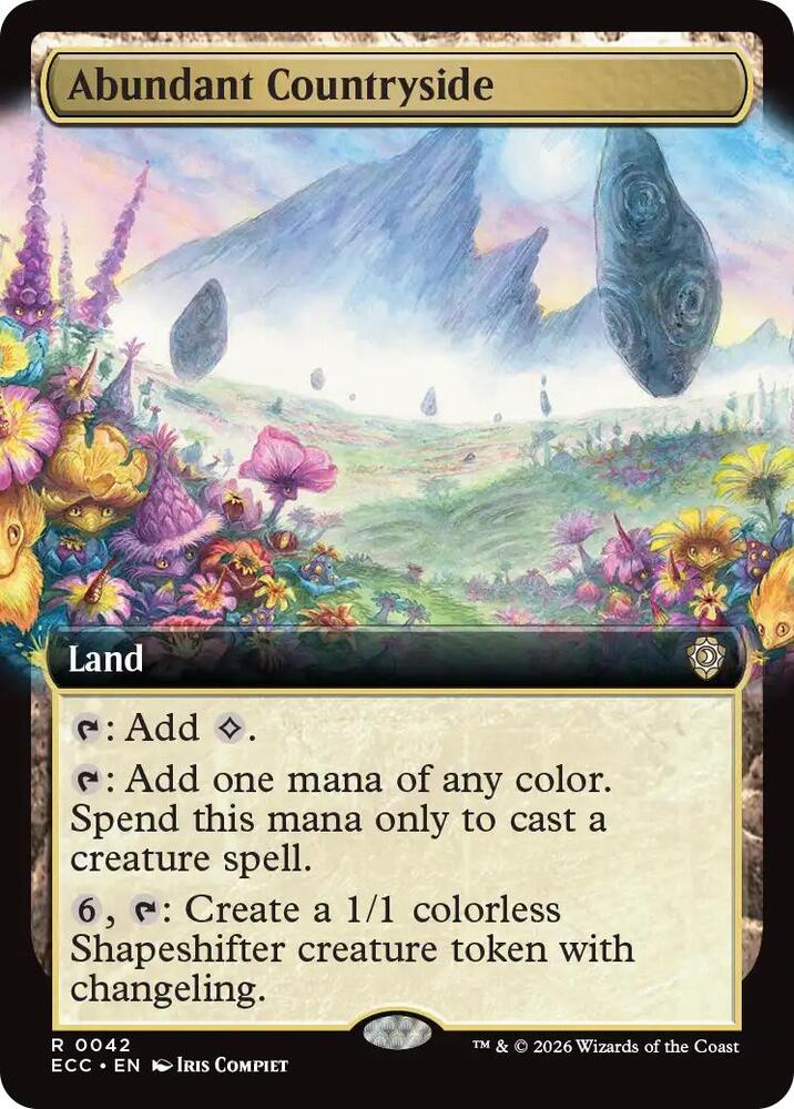 Abundant Countryside (Extended Art) | Commander: Lorwyn Eclipsed #42