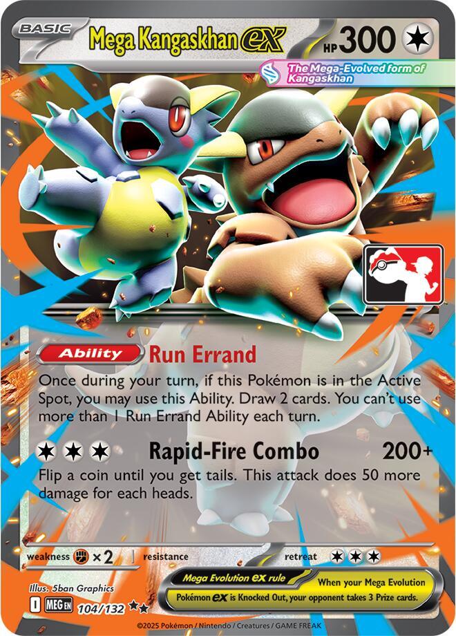 Mega Kangaskhan ex - 104/132 | Prize Pack Series Cards #104/132