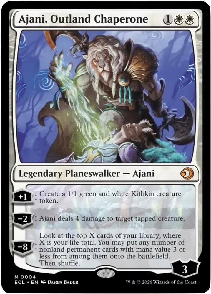 Ajani, Outland Chaperone | Lorwyn Eclipsed #4