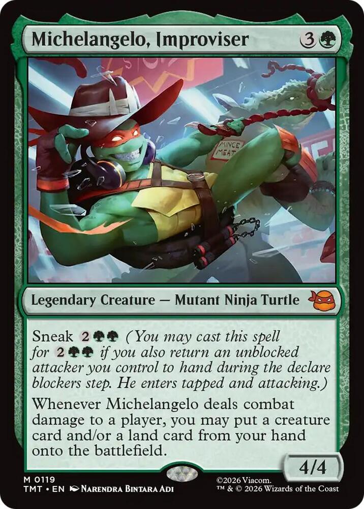 Michelangelo, Improviser | Teenage Mutant Ninja Turtles #119