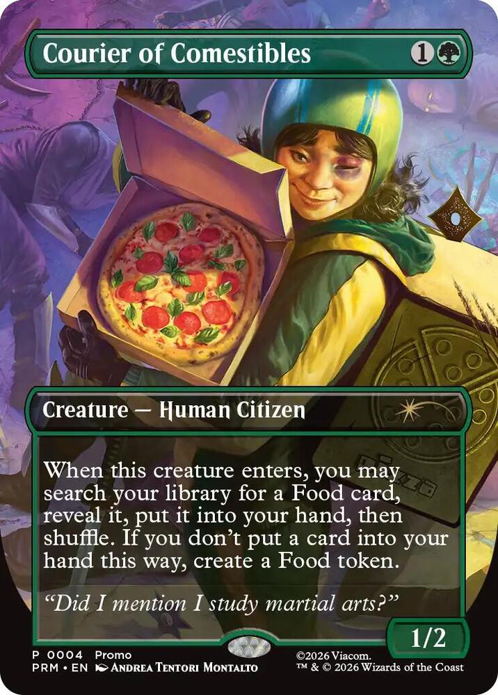 Courier of Comestibles (Borderless) | Unique and Miscellaneous Promos #4
