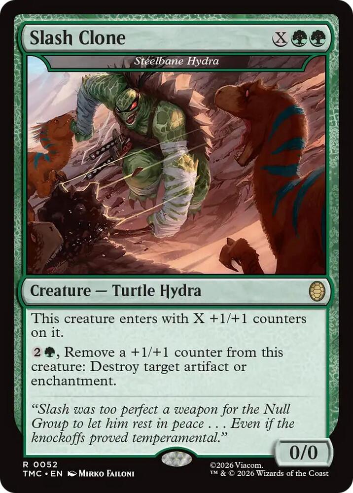 Slash Clone - Steelbane Hydra | Commander: Teenage Mutant Ninja Turtles #52