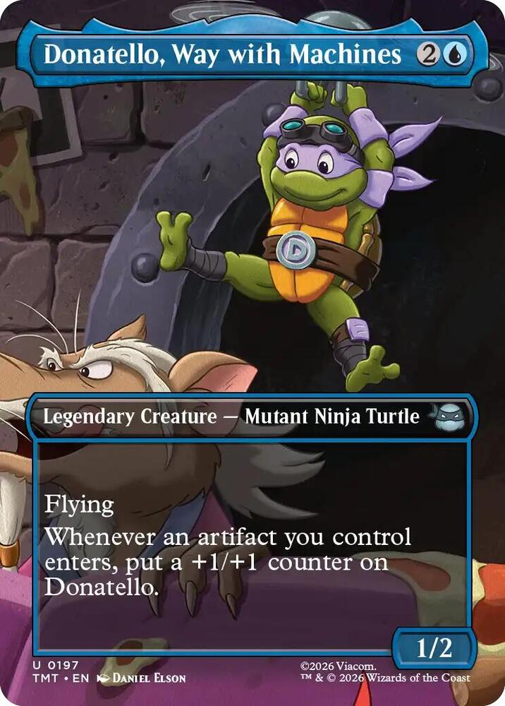Donatello, Way with Machines (Borderless) | Teenage Mutant Ninja Turtles #197