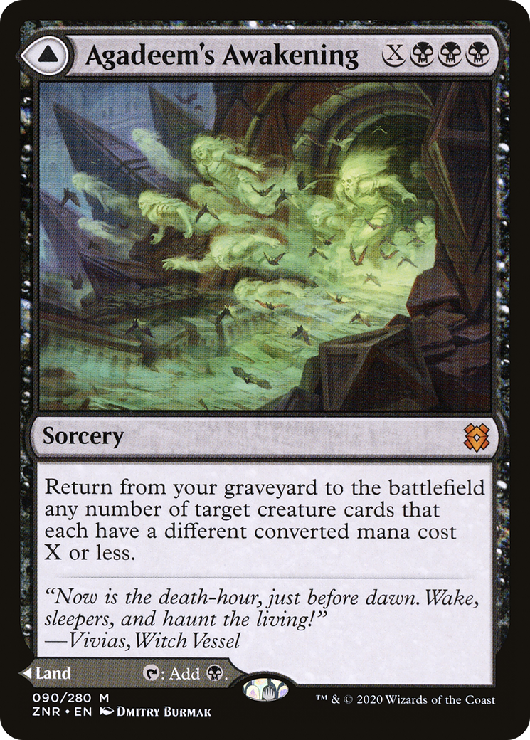 Agadeem's Awakening // Agadeem, the Undercrypt | Zendikar Rising #90
