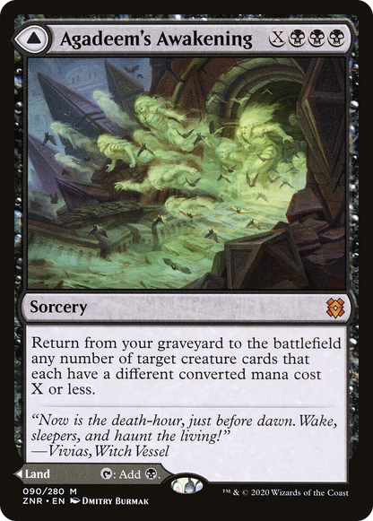 Agadeem's Awakening // Agadeem, the Undercrypt | Zendikar Rising #90