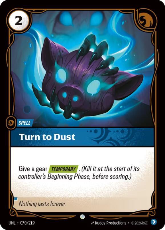 Turn to Dust | Unleashed #070/219