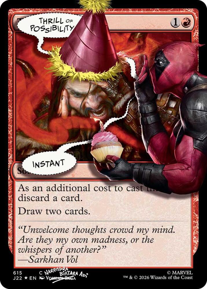 Thrill of Possibility (615) (Pool Party Foil) | Secret Lair Drop Series #615