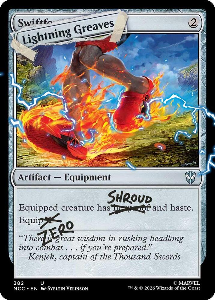 Lightning Greaves (382) | Secret Lair Drop Series #382