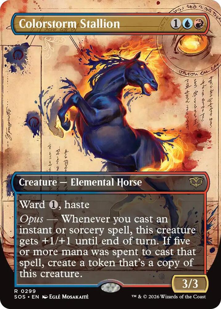 Colorstorm Stallion (Borderless) | Secrets of Strixhaven #299