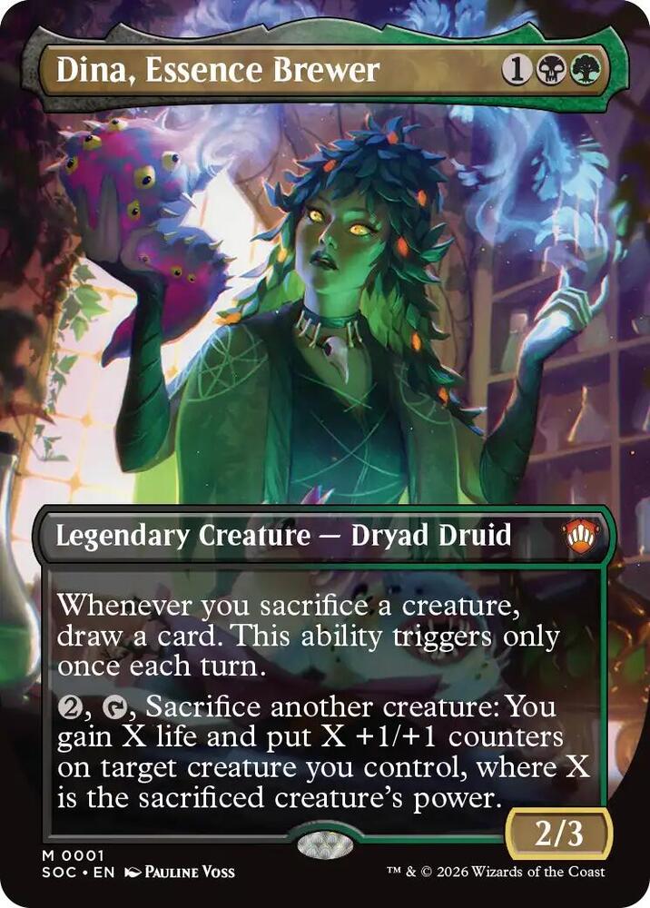 Dina, Essence Brewer (Borderless) | Commander: Secrets of Strixhaven #1