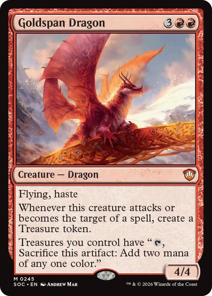 Goldspan Dragon | Commander: Secrets of Strixhaven #245