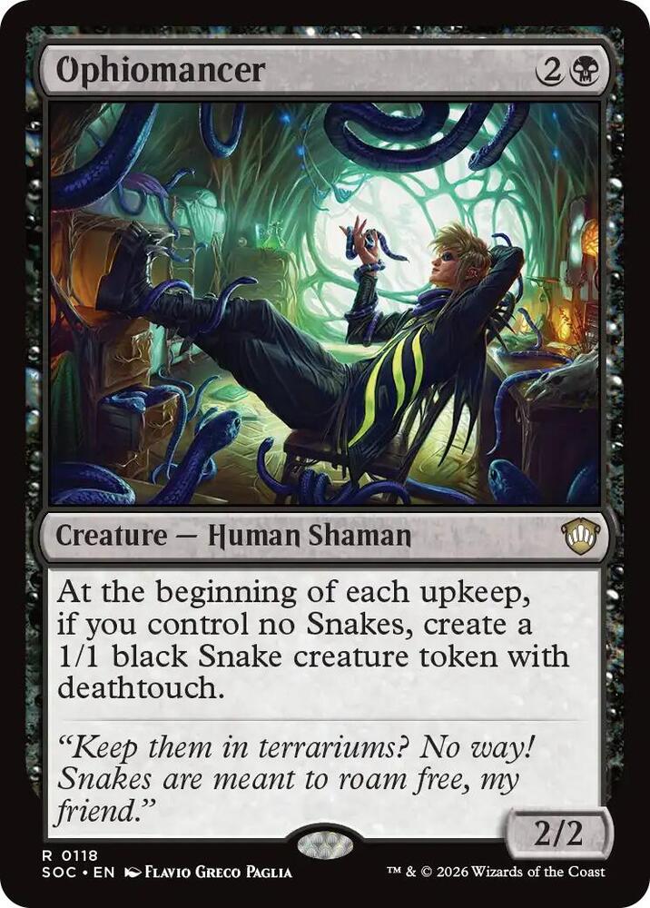 Ophiomancer | Commander: Secrets of Strixhaven #118