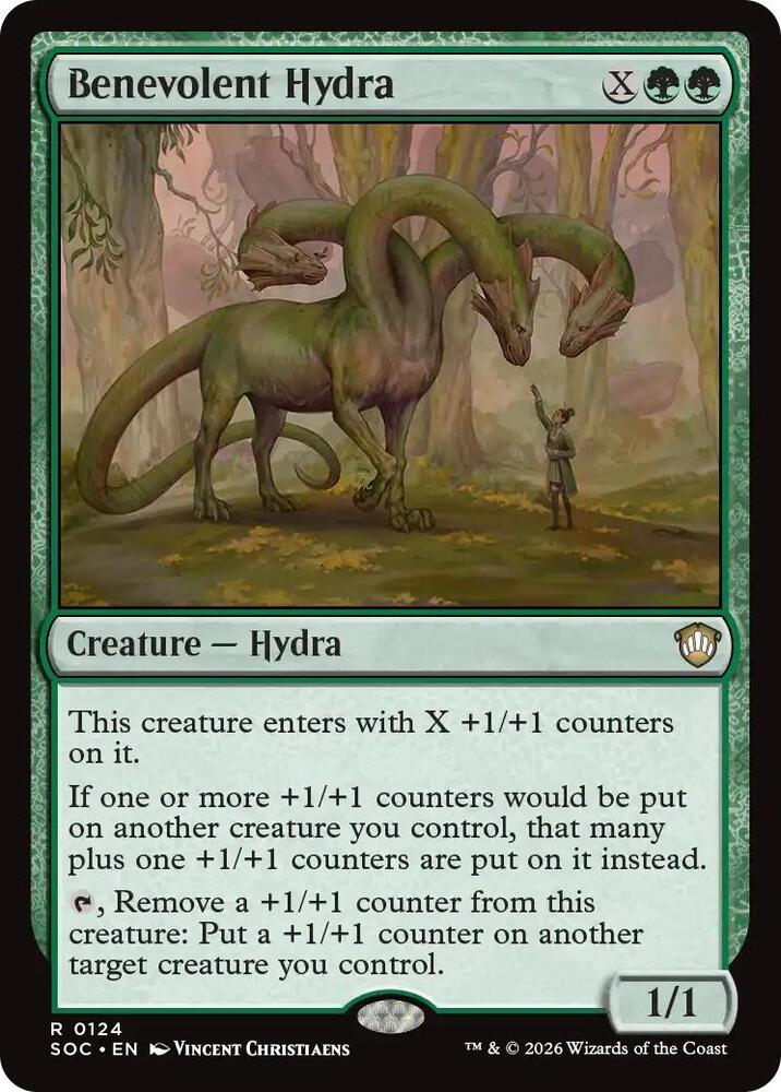 Benevolent Hydra | Commander: Secrets of Strixhaven #124