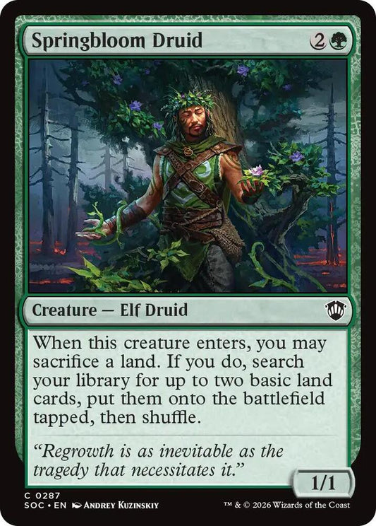 Springbloom Druid | Commander: Secrets of Strixhaven #287