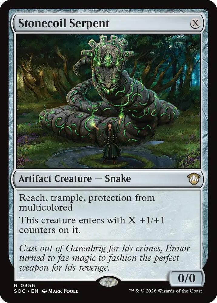 Stonecoil Serpent | Commander: Secrets of Strixhaven #356
