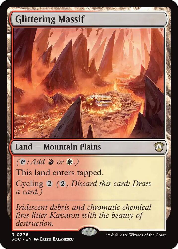 Glittering Massif | Commander: Secrets of Strixhaven #376