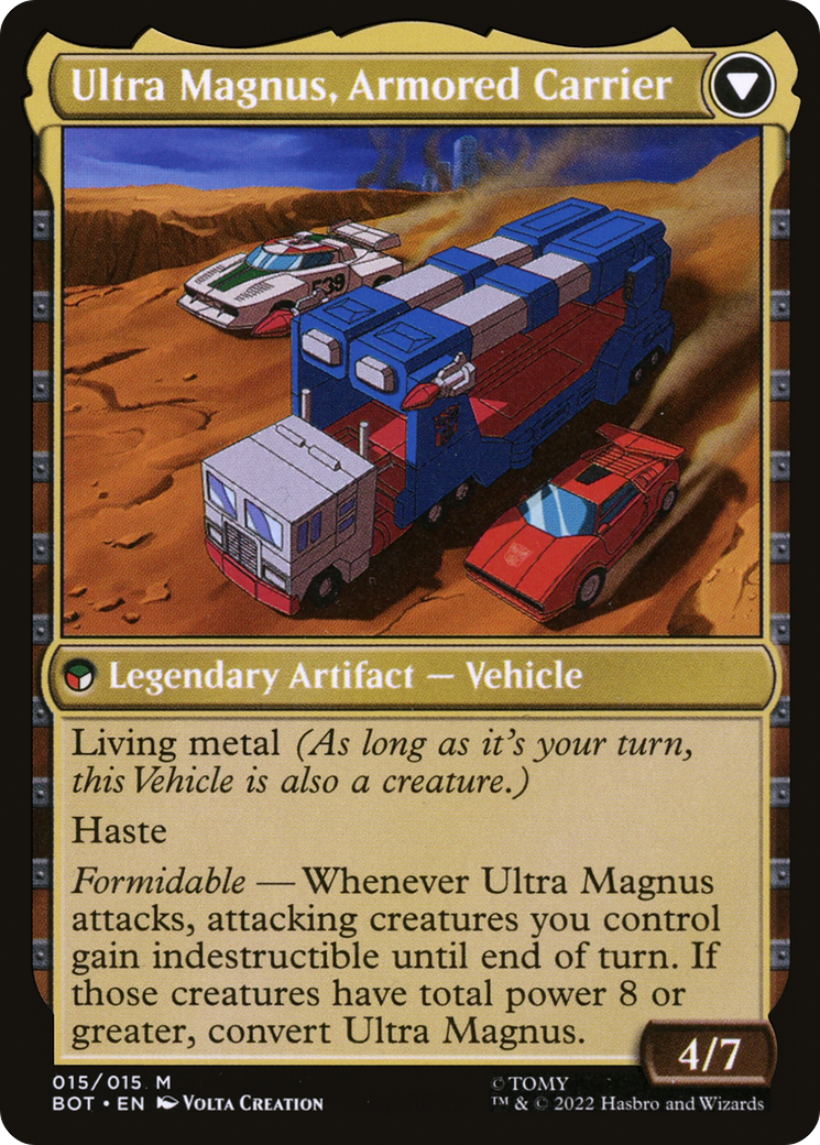 Ultra Magnus, Tactician // Ultra Magnus, Armored Carrier | Universes Beyond: Transformers #15