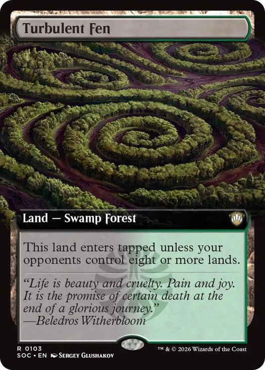 Turbulent Fen (Extended Art) | Commander: Secrets of Strixhaven #103