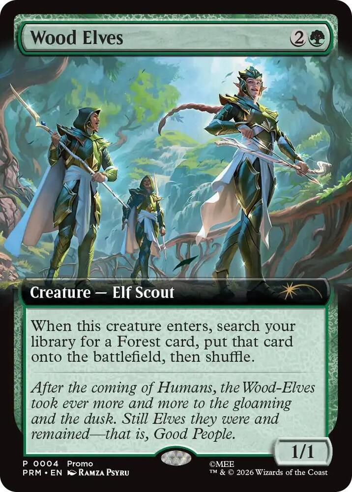 Wood Elves (Extended Art) | Unique and Miscellaneous Promos #4