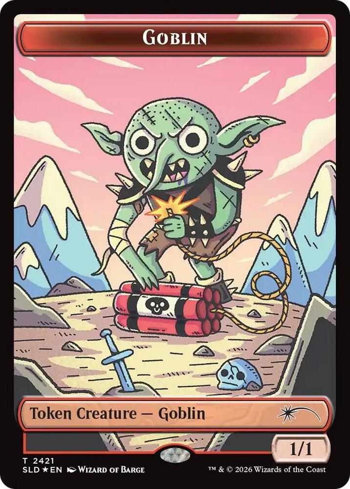 Goblin Token (2421) | Secret Lair Drop Series #2421