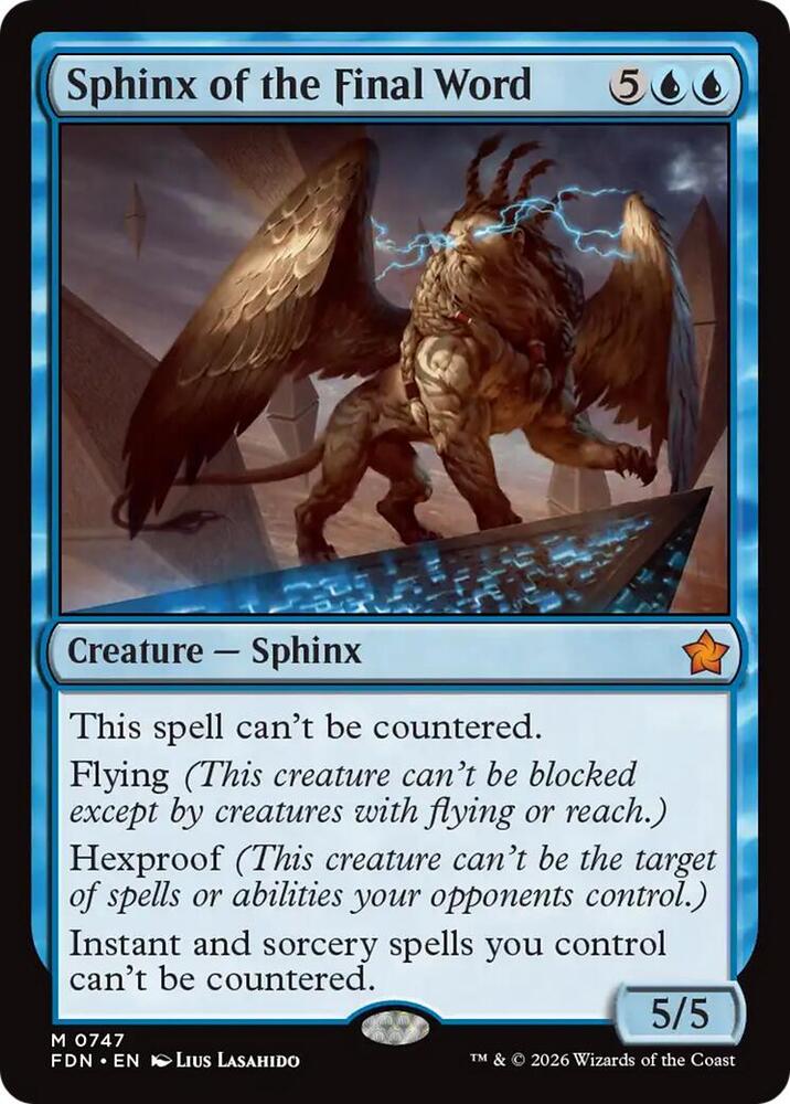 Sphinx of the Final Word (0747) | Foundations #747