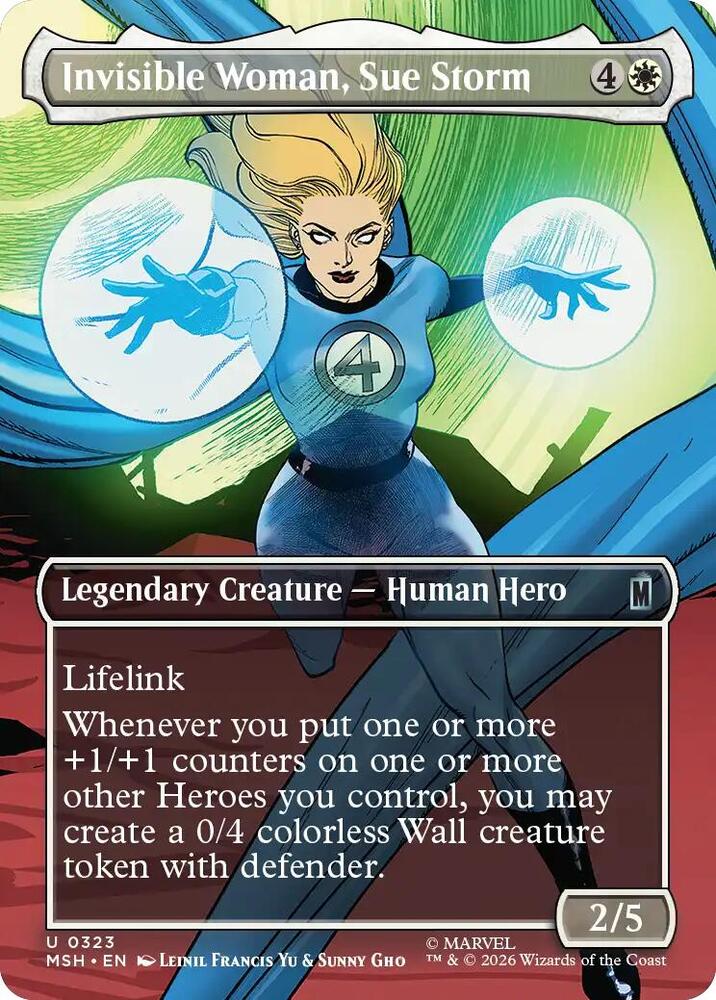 Invisible Woman, Sue Storm (Borderless) | Marvel Super Heroes #323
