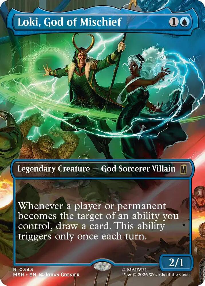 Loki, God of Mischief (Borderless) | Marvel Super Heroes #343