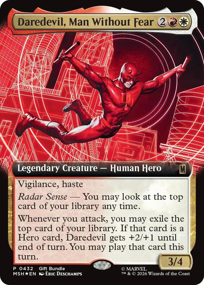 Daredevil, Man Without Fear (Extended Art) | Unique and Miscellaneous Promos #432