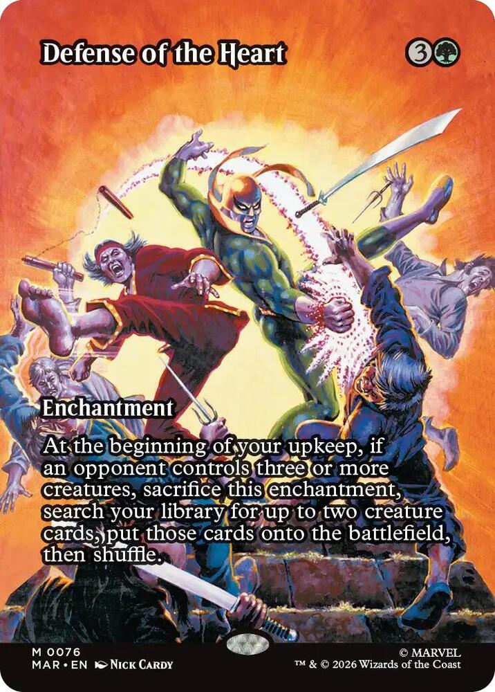 Defense of the Heart (Borderless) | Marvel Universe Eternal-Legal #76