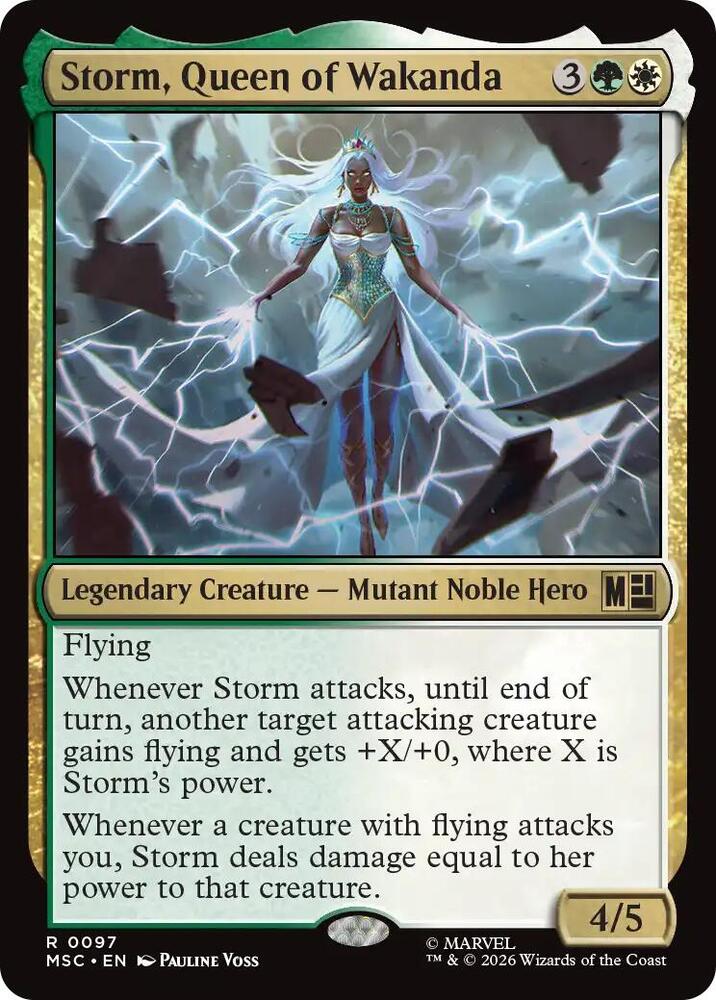 Storm, Queen of Wakanda (Surge Foil) | Commander: Marvel Super Heroes #97