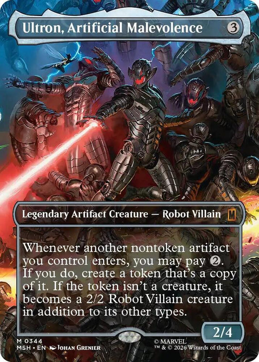Ultron, Artificial Malevolence (Borderless) (0344) | Marvel Super Heroes #344