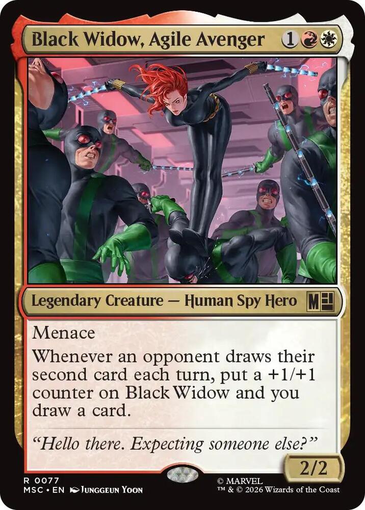 Black Widow, Agile Avenger | Commander: Marvel Super Heroes #77