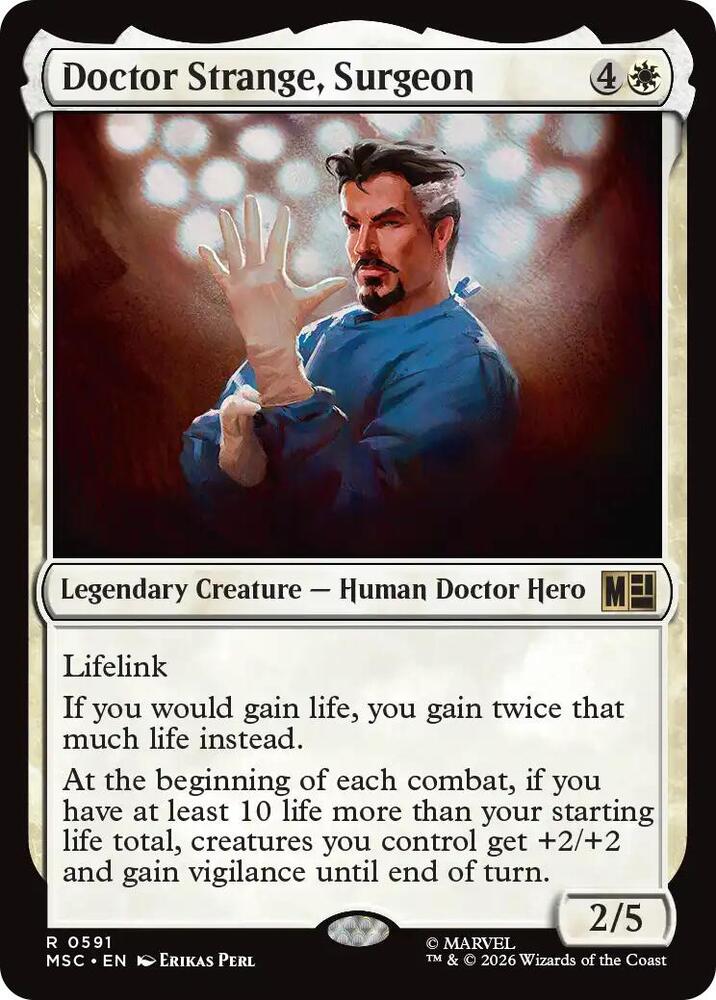 Doctor Strange, Surgeon | Commander: Marvel Super Heroes #591
