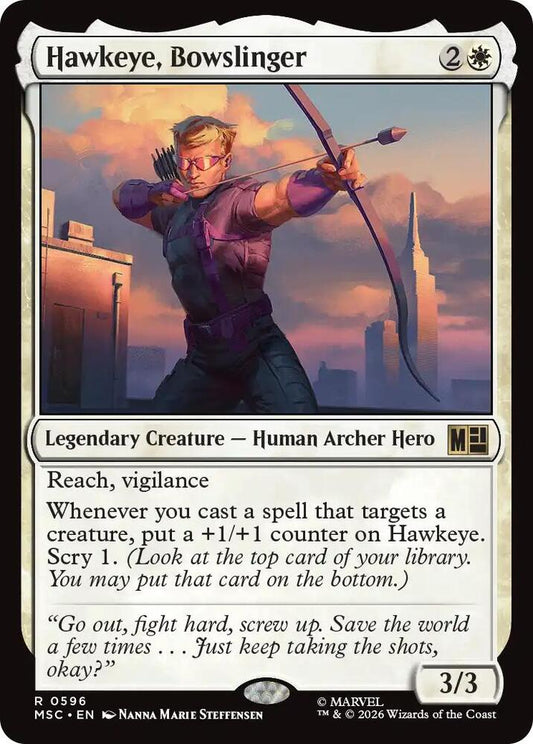 Hawkeye, Bowslinger | Commander: Marvel Super Heroes #596