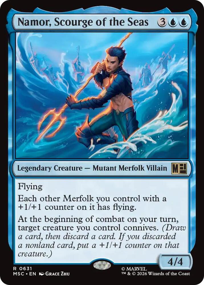 Namor, Scourge of the Seas | Commander: Marvel Super Heroes #631