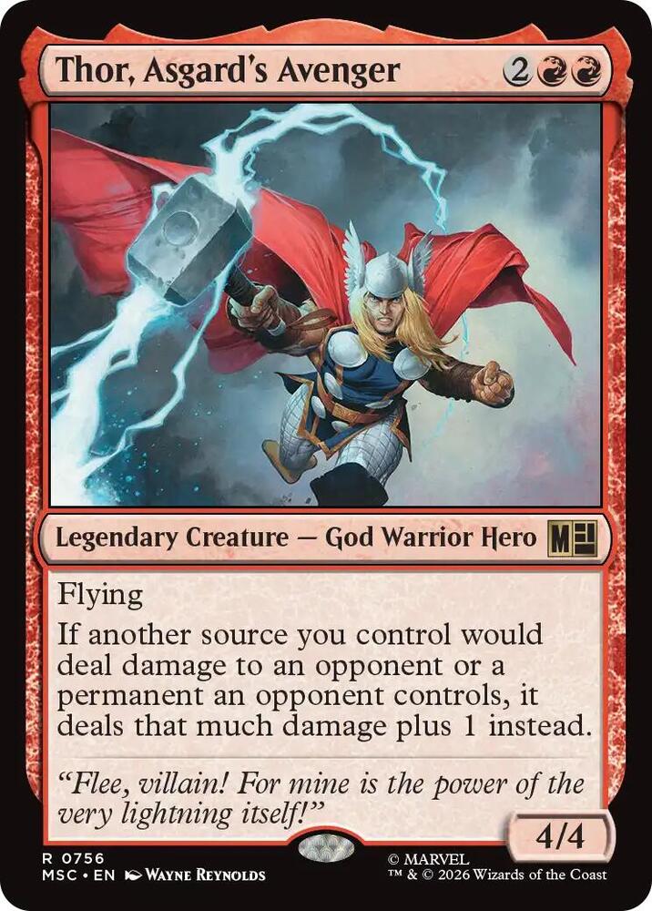 Thor, Asgard's Avenger | Commander: Marvel Super Heroes #756