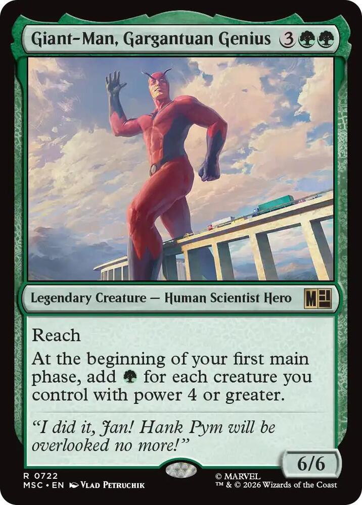 Giant-Man, Gargantuan Genius | Commander: Marvel Super Heroes #722