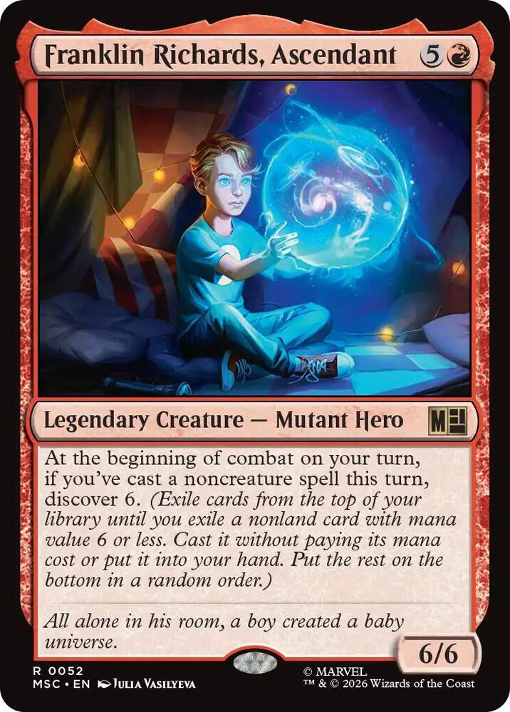 Franklin Richards, Ascendant (Surge Foil) | Commander: Marvel Super Heroes #52