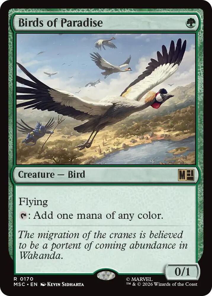Birds of Paradise (Surge Foil) | Commander: Marvel Super Heroes #170