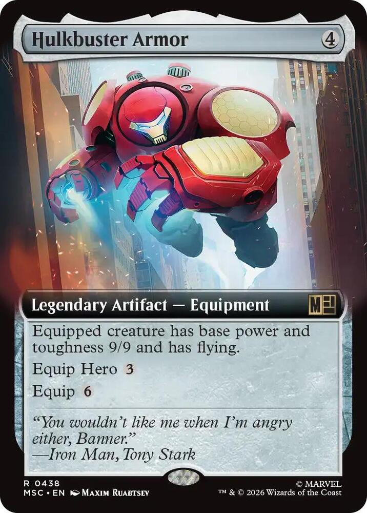 Hulkbuster Armor (Extended Art) | Commander: Marvel Super Heroes #438
