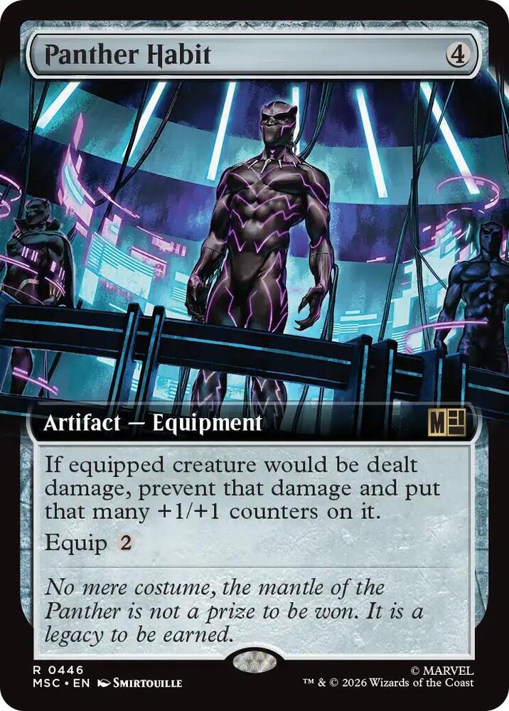 Panther Habit (Extended Art) | Commander: Marvel Super Heroes #446